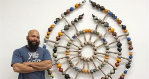 Ceramic Artists Sharif Bey Speak Through Necklaces, Mural Mr. Bey