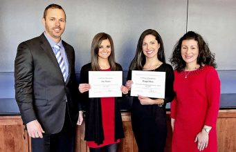 Amy Homer, An SRU Alumnus & USC Teacher, Honored Amy Homer, 2nd on the left.