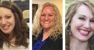 CLM Reports 3 Staffers Promoted Lefto to right: Regina Brosenitsch, Wendy Moore, and Karen Beilstein