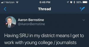 Bernstine Attacks Student Editor On Twitter